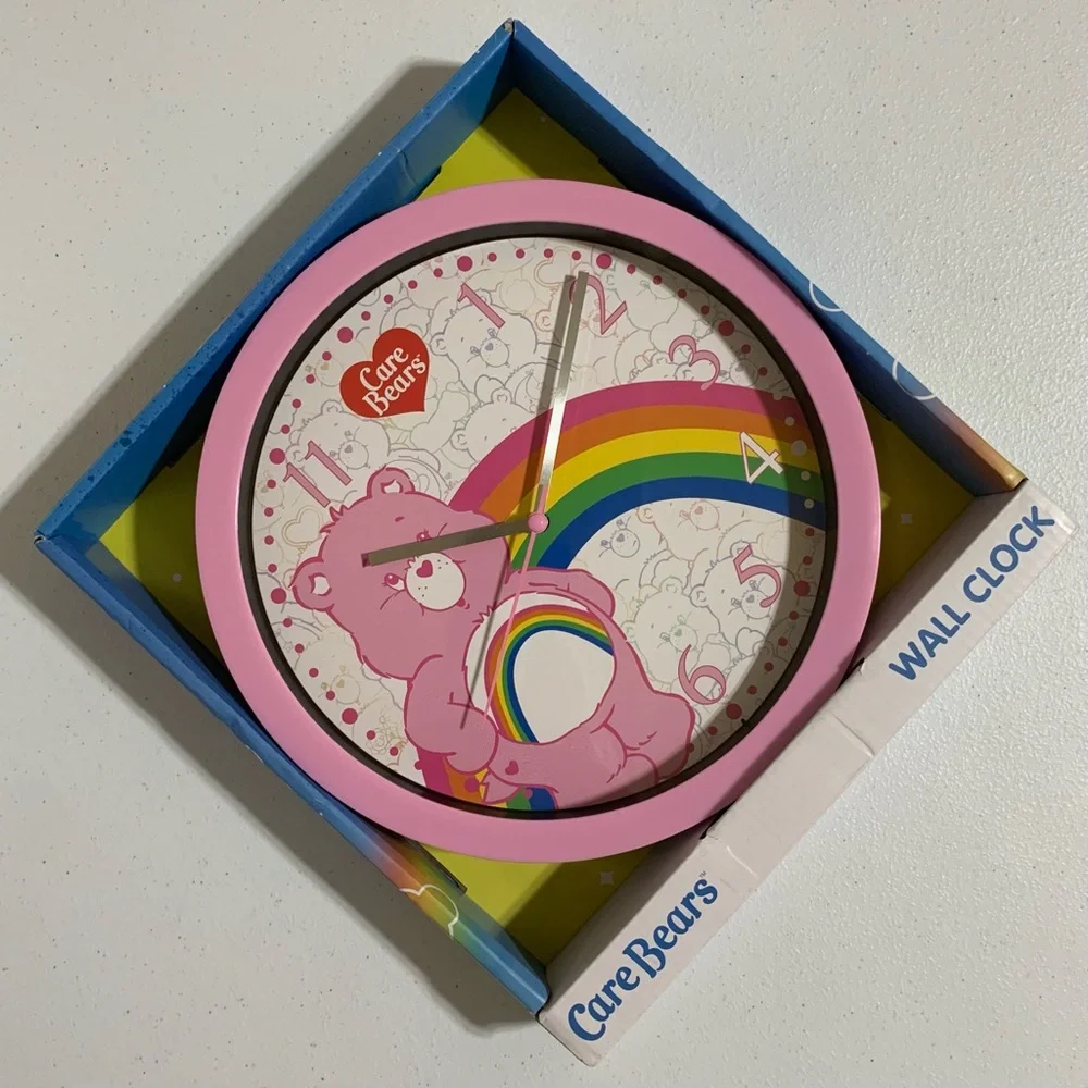 Care Bears Accutime Analog Wall Clock-New in Box